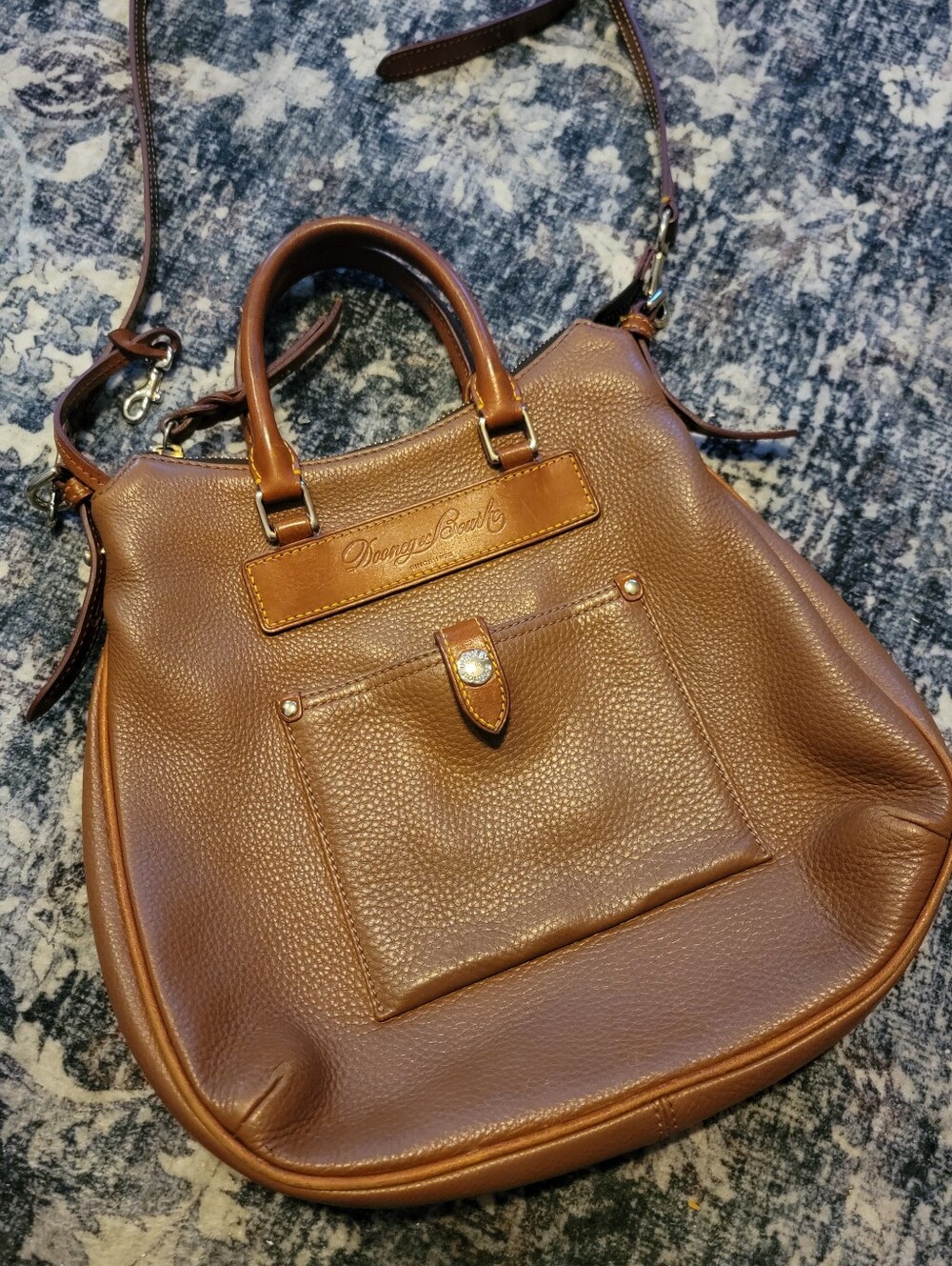 Vintage Dooney & Bourke Teardrop Leather Bag